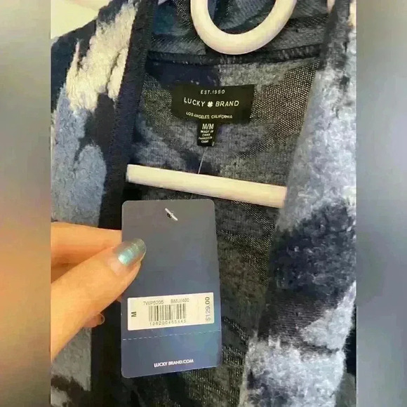 NWT LUCKY BRAND Aztec/Geometric
Style Cardigan Sz M - Picture 5 of 7